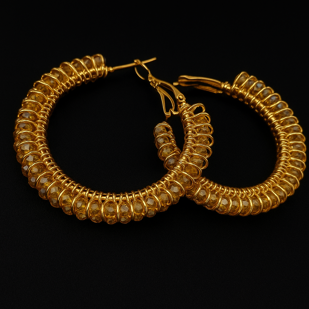 Solstice Loops - Antique-style chandbalis