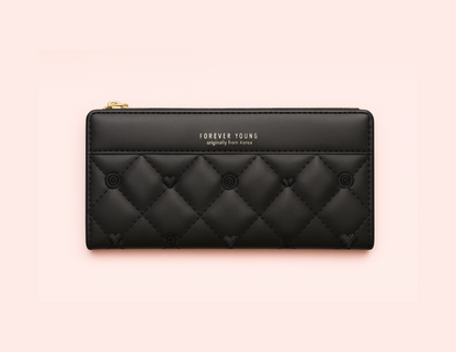 Quilted Luxe Wallet Clutch