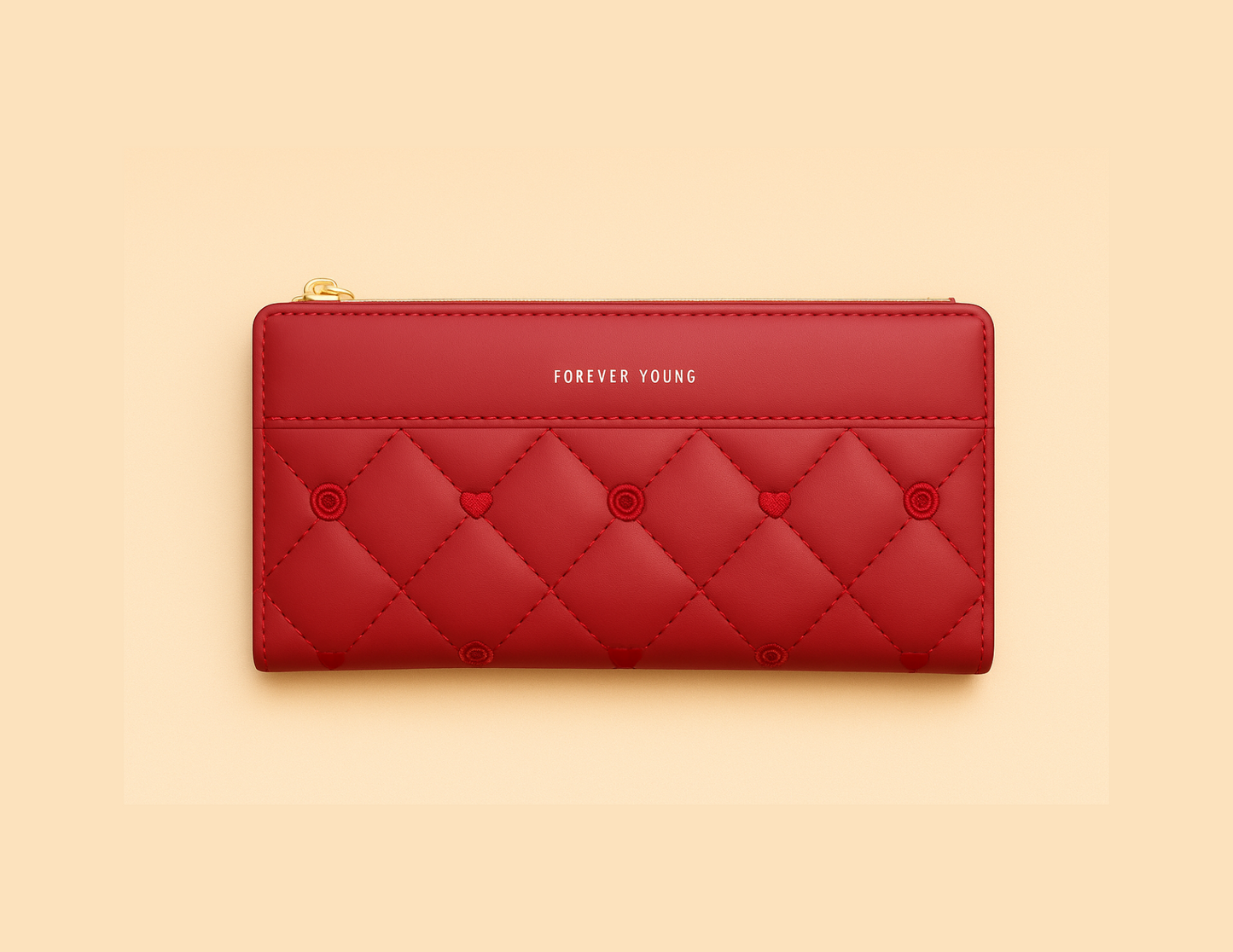 Quilted Luxe Wallet Clutch