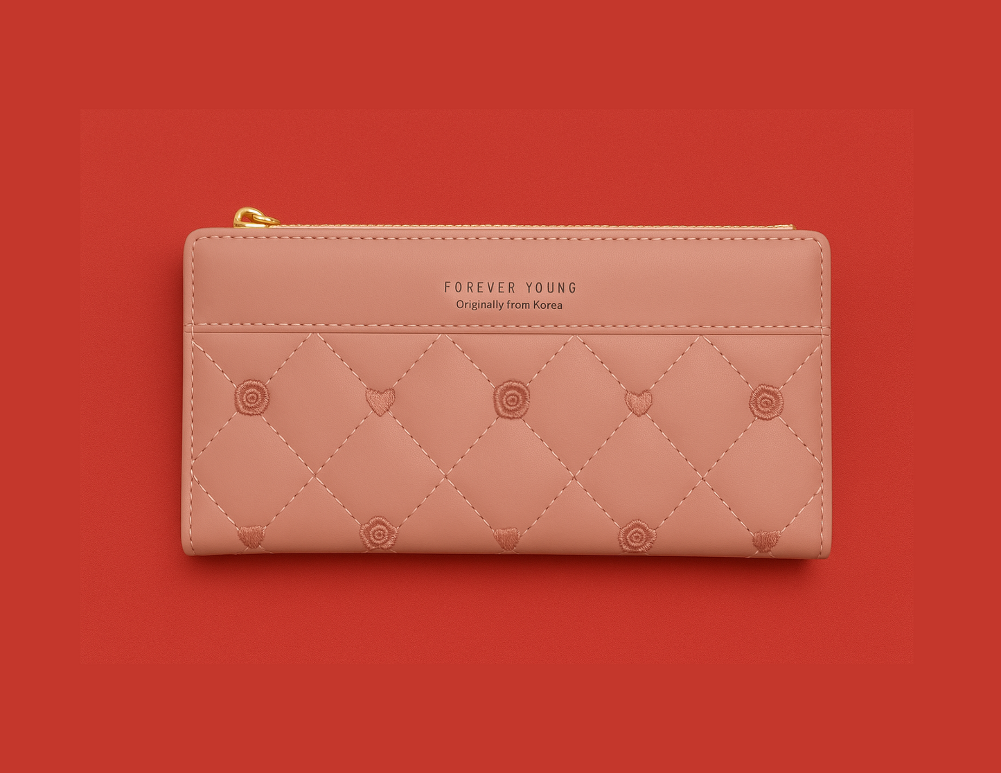 Quilted Luxe Wallet Clutch