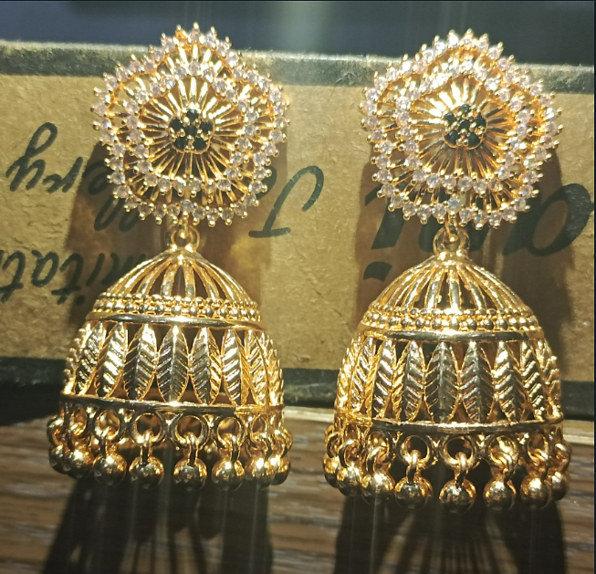 Regalia Drops - Dome-shaped jhumki