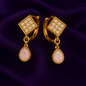 Aurelia Drops – Diamond-cut clarity in a golden drape